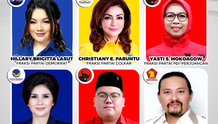 PARA WAKIL RAKYAT DAPIL SULAWESI UTARA PERIODE 2024-2029