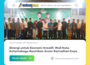 Sinergi untuk Ekonomi Kreatif, Wali Kota Kotamobagu Resmikan Ansor Ramadhan Expo