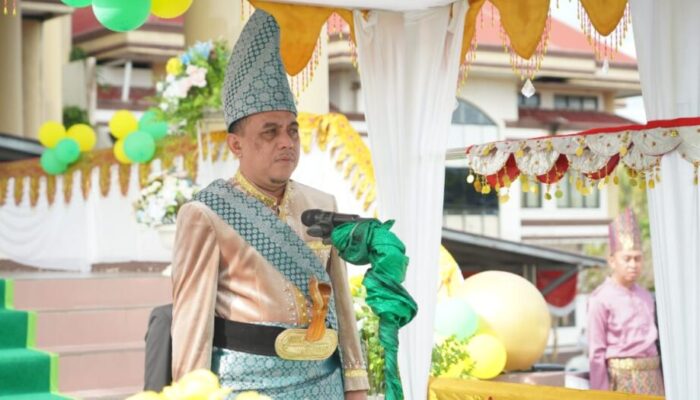 Bupati Yusra Alhabsyi Pimpin Upacara Peringatan HUT kabupaten Bolmong Ke-71