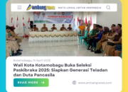 Wali Kota Kotamobagu Buka Seleksi Paskibraka 2025: Siapkan Generasi Teladan dan Duta Pancasila