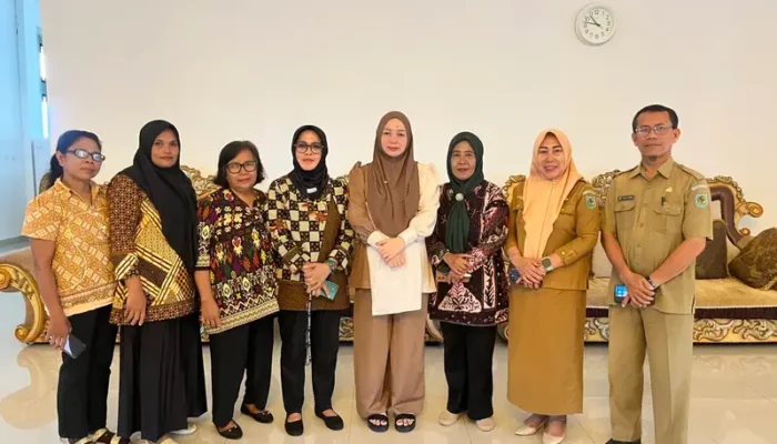 Ketua TP-PKK Terima Kunjungan Kerja PEKKA di Rudis Bolmong