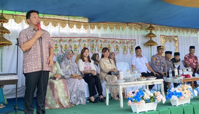 Hadiri Halal bi Halal di Desa Doloduo, Wabup Doni Lumenta Sampaikan Pesan Kebersamaan dan Toleransi