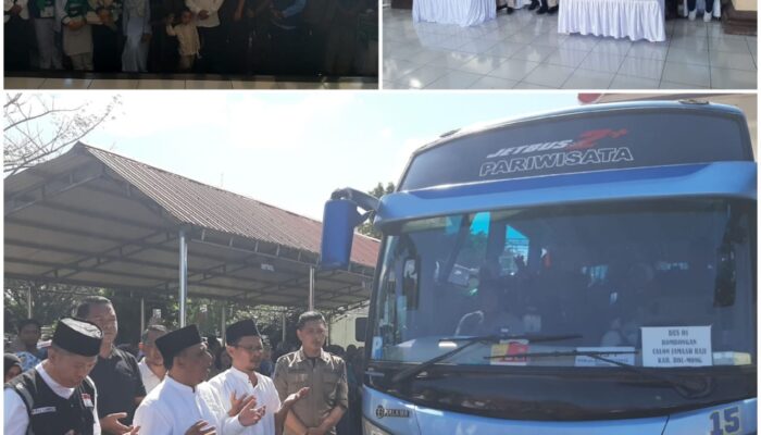 Lepas 68 Jamaah Haji Bolmong, Bupati Yusra Doakan Sehat dan Selamat