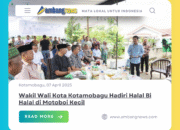 Wakil Wali Kota Kotamobagu Hadiri Halal Bi Halal di Motoboi Kecil