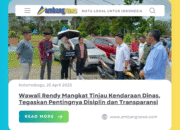 Wawali Rendy Mangkat Tinjau Kendaraan Dinas, Tegaskan Pentingnya Disiplin dan Transparansi