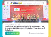 Wali Kota Kotamobagu Raih Penghargaan Top Pembina BUMD 2025, RSUD Sabet Tiga Kategori Sekaligus