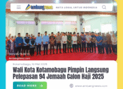 Wali Kota Kotamobagu Pimpin Langsung Pelepasan 94 Jemaah Calon Haji 2025