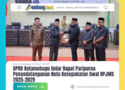 DPRD Kotamobagu Gelar Rapat Paripurna Penandatanganan Nota Kesepakatan Awal RPJMD 2025–2029