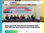 Wenny Gaib Resmi Jabat Wali Kota Kotamobagu 2025–2030, DPRD Gelar Rapat Paripurna Serah Terima Jabatan