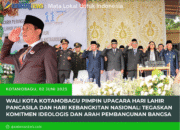 Wali Kota Kotamobagu Pimpin Upacara Hari Lahir Pancasila dan Hari Kebangkitan Nasional: Tegaskan Komitmen Ideologis dan Arah Pembangunan Bangsa