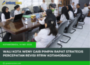 Wali Kota Weny Gaib Pimpin Rapat Strategis Percepatan Revisi RTRW Kotamobagu