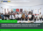 Pemerintah Desa Bilalang Satu Gelar Musyawarah Khusus Pembentukan Koperasi Merah Putih Desa