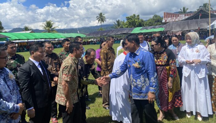 Bupati Bolmong Dampingi Gubernur Sulut Perayaan 121 Tahun Pekabaran Injil dan HUT ke-56 GMIBM di Dumoga Timur