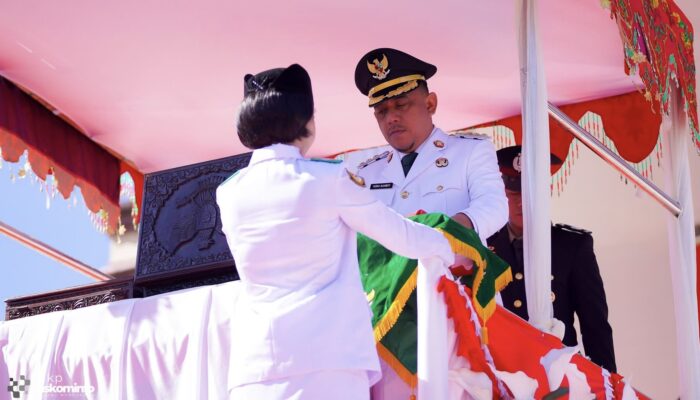 Perdana, Bupati Yusra Pimpin Upacara HUT RI ke-80 di Bolmong