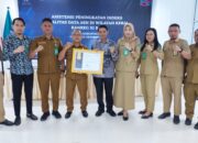 Pemkab Bolmong berhasil raih penghargaan BKN RI,Kategori Indeks Kualitas Data Terbaik ke-3