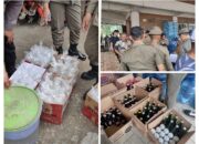 Tim Gakkum Kotamobagu Tindak Tegas Peredaran Miras Ilegal, Ribuan Botol Disita