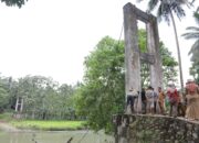 Wali Kota Kotamobagu Tinjau Langsung Jembatan Gantung Monsi yang Ambruk