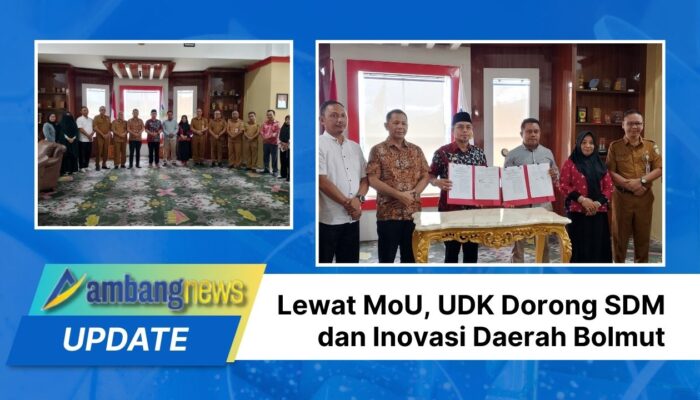 Lewat MoU, UDK Dorong SDM dan Inovasi Daerah Bolmut
