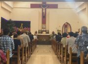 Ratusan Umat Katolik Kotamobagu Ikuti Misa Malam Natal
