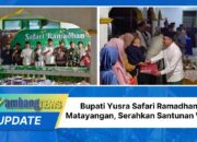 Bupati Yusra Safari Ramadhan di Matayangan, Serahkan Santunan Warga