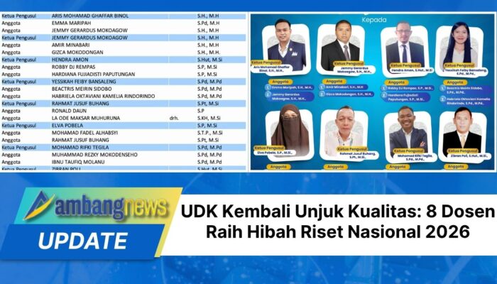 UDK Kembali Unjuk Kualitas: 8 Dosen Raih Hibah Riset Nasional 2026