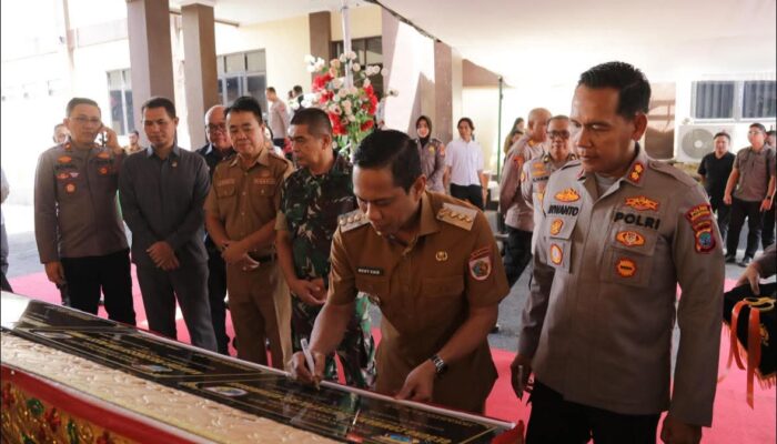 Wali Kota Resmikan Command Center Polres, Keamanan Kotamobagu Berbasis Teknologi
