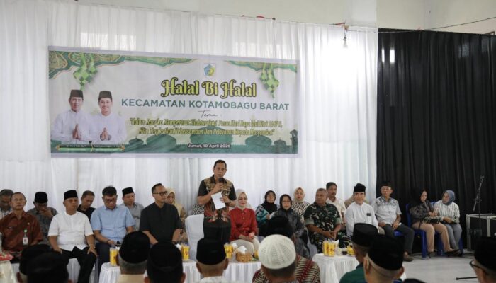 Wali Kota Weny Gaib Hadiri Halal Bi Halal di Kotamobagu Barat