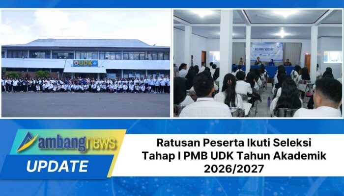 Ratusan Peserta Ikuti Seleksi Tahap I PMB UDK Tahun Akademik 2026/2027
