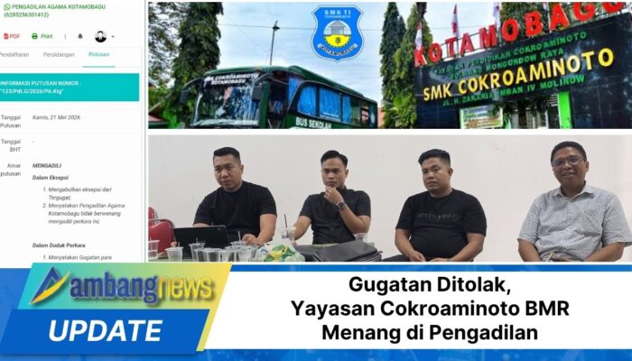 Gugatan Ditolak, Yayasan Cokroaminoto BMR Menang di Pengadilan