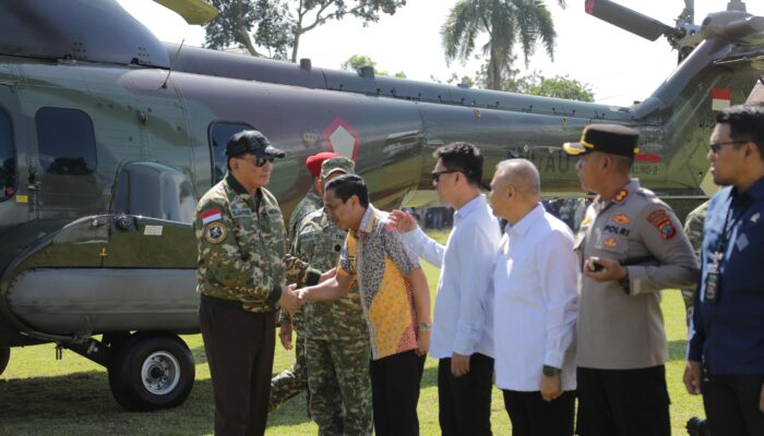 Menhan RI Kunjungi Kotamobagu, Disambut Wali Kota dan Forkopimda