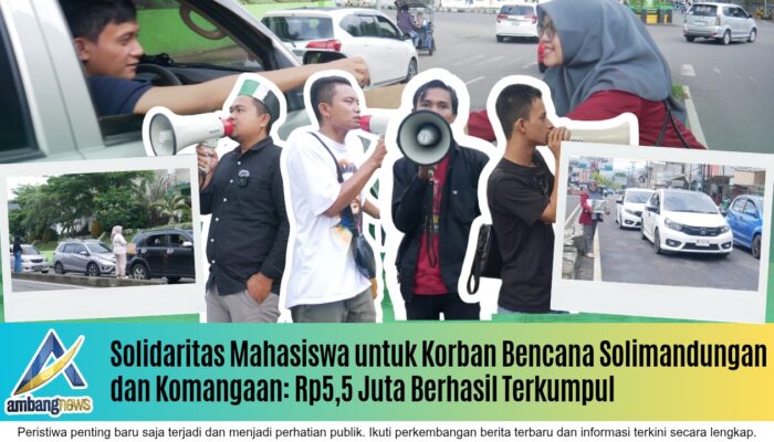 Solidaritas Mahasiswa untuk Korban Bencana Solimandungan dan Komangaan: Rp5,5 Juta Berhasil Terkumpul