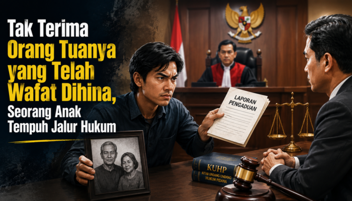 Tak Terima Orang Tuanya yang Telah Wafat Dihina, Seorang Anak Tempuh Jalur Hukum