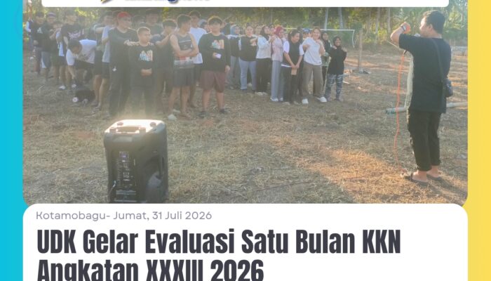 UDK Gelar Evaluasi Satu Bulan KKN Angkatan XXXIII 2026
