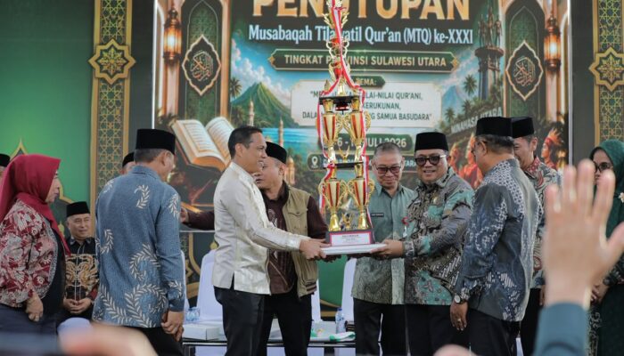 Kafilah Kotamobagu Juara Umum MTQ Sulut 2026