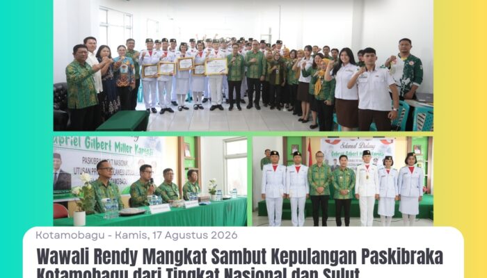 Wawali Rendy Mangkat Sambut Kepulangan Paskibraka Kotamobagu dari Tingkat Nasional dan Sulut