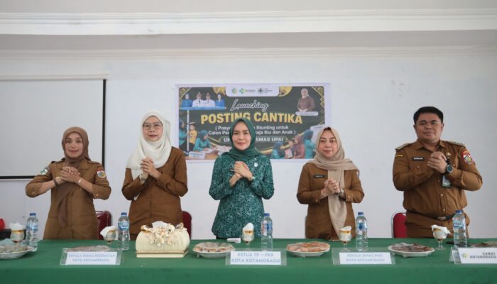 TP PKK Kotamobagu Launching Posting Cantika untuk Perkuat Pencegahan Stunting