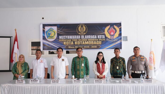 Resty A. Mangkat Somba Pimpin PELTI Kotamobagu, Bawa Semangat Baru untuk Kemajuan Tenis Daerah